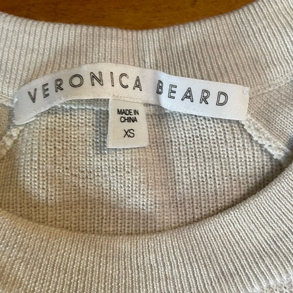 Women VERONICA BEARD Three Button Wool Sweater Size XS - Picture 4 of 9